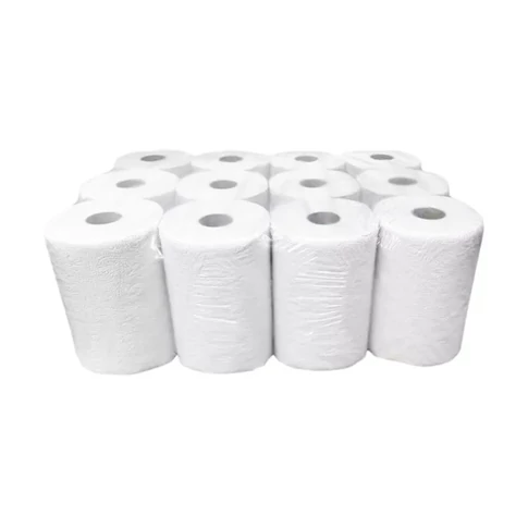 Kéztörlő 2 rétegű tekercses átmérő: 14 cm 100% cellulóz  55 m/tekercs 12 tekercs/karton Peppy_19061K