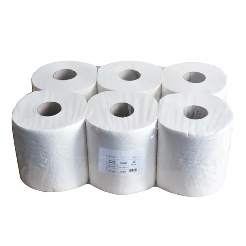 2 rétegű tekercses kéztörlő, 19 cm átmérő, 100% cellulóz - mindennapi kézszárításhoz