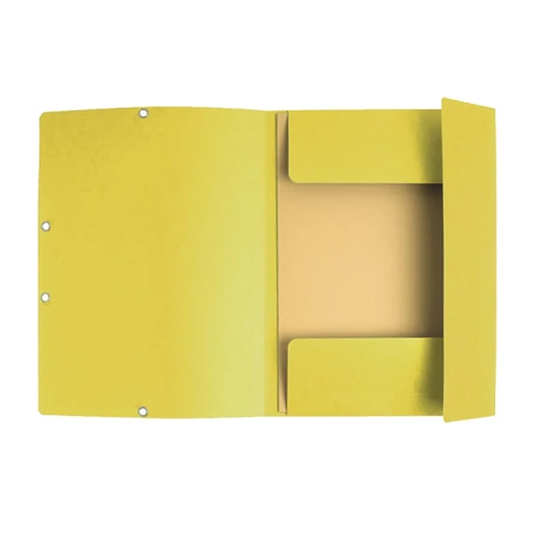 Gumis mappa karton  prespán A/4 Exacompta citromsárga