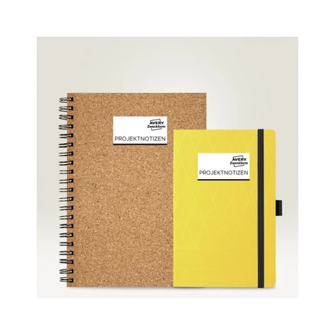 Etikett címke, 70x37mm, univerzális, 65 lap, 24 címke/lap Avery, fehér