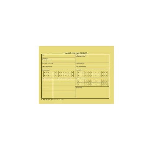 Fogászati röntgen tasak A6, A.3510-156