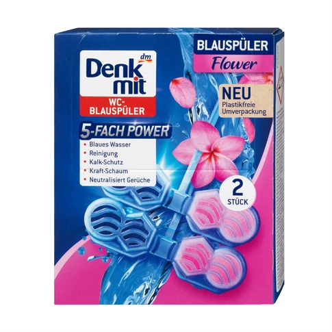 WC illatosító 2 x 48 g Flower Splash Denkmit