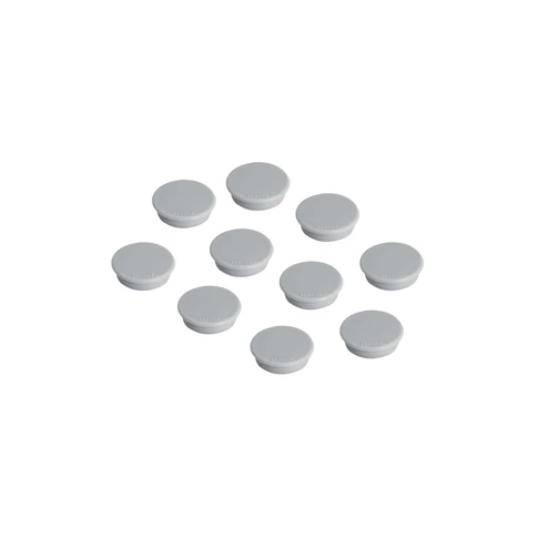 Mágnes 38mm, erősség: 2500 g. Franken 10 db/csomag,  szürke