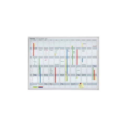 Éves tervezőtábla, mágneses, 12 hónap 120 x 90cm,  JK1203 Franken