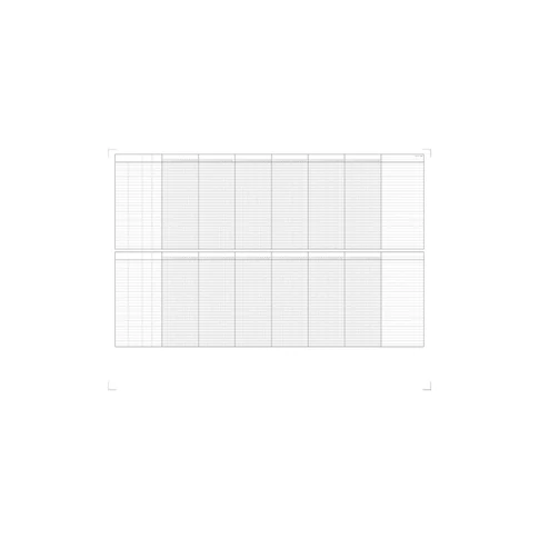 Tervezőtábla havi, mágneses 120 x 90 cm, Franken