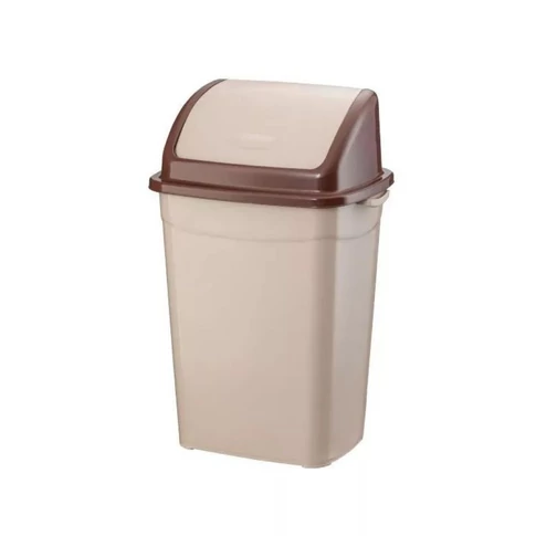 Szemeteskuka billenő fedéllel műanyag 9 literes barna UP116B