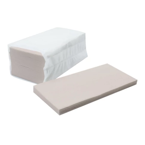 Bluering natúr V-hajtogatású 1 rétegű kéztörlő papír, 200 lap, 21×25 cm