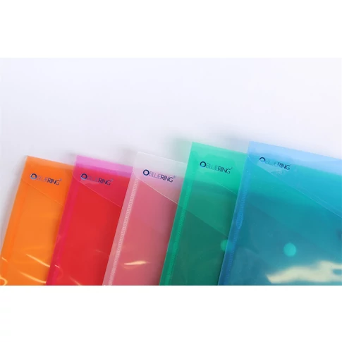 Bluering A5 irattartó tasak patentos narancssárga