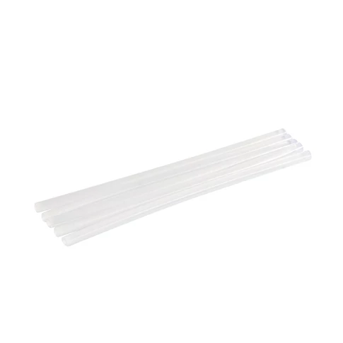Bluering 7×200 mm átlátszó ragasztórúd stick 5 darabos csomagban, ragasztópisztolyos ragasztáshoz különféle anyagokon