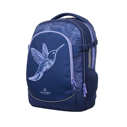 Kolibri by Walker lányos ergonómiai iskolatáska kényelmes, gerinckímélő kialakítással mindennapi iskolai használatra