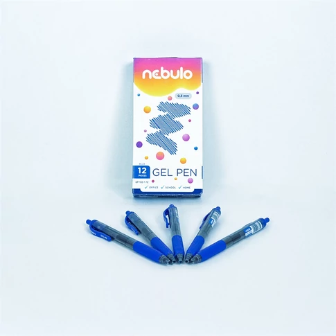Zseléstoll, 0,5mm kék test, Nebulo írásszín kék