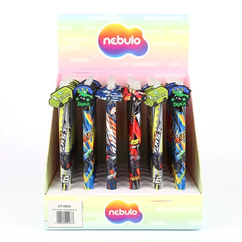 Zseléstoll radírozható, járművek, 36 db/display Nebulo