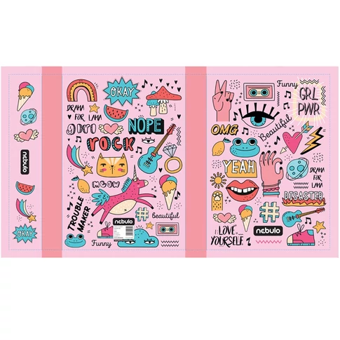 Füzetbox, A4, Girl Power, Nebulo
