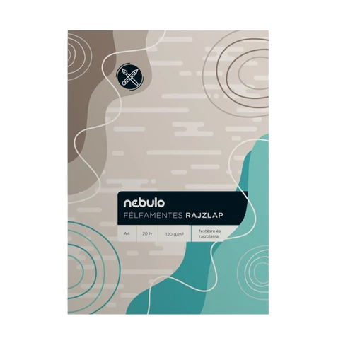 Nebuló A4 rajzlap csomag kreatív feladatokhoz