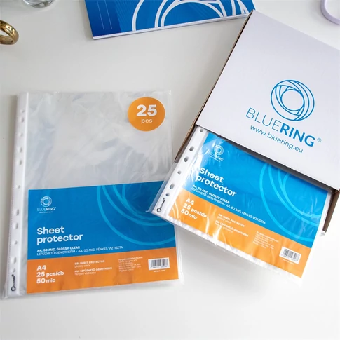Genotherm lefűzhető, A4, 50 micron narancsos Bluering® 25 db/csomag, 4 csomag/karton kínáló