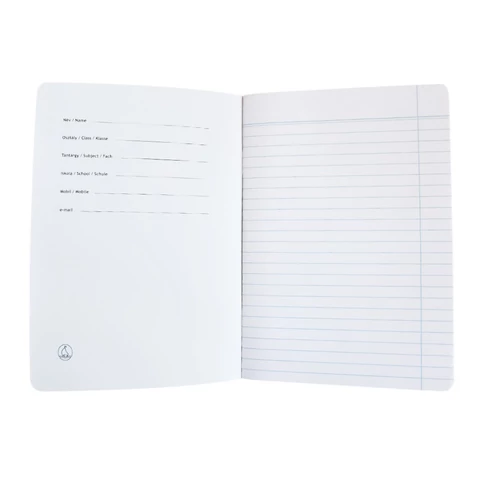 Iskolai vonalas füzet A5, 48 lap, Nature Pure Natura design