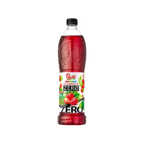 Gyümölcsszörp 1l, szamóca Zero Pölöskei