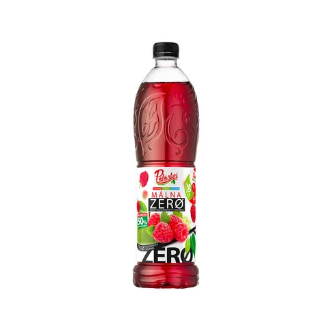 Gyümölcsszörp 1l, málna Zero Pölöskei