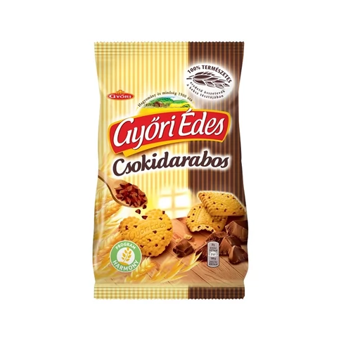 Keksz, 150 g, Győri édes csokidarabos