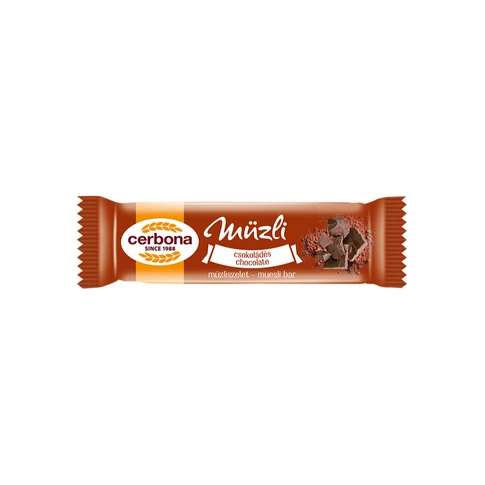 Müzliszelet 20 g, CERBONA, csokoládés