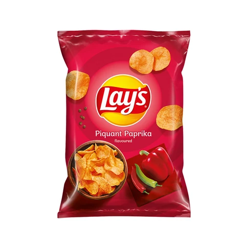 Chips, 60 g, LAYS, pikáns paprikás