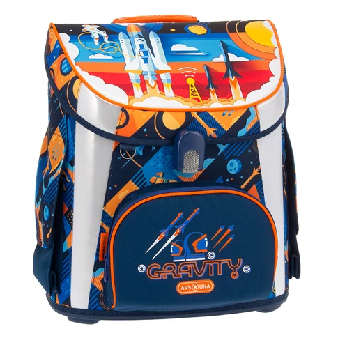 Iskolatáska ergonómiai, fiús kompakt easy mágneszáras Ars Una GRAVITY