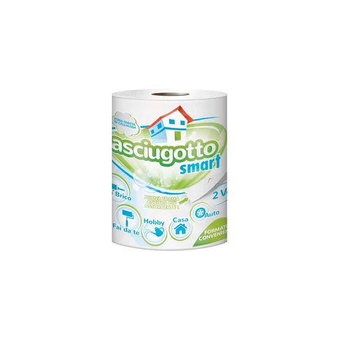 Háztartási papírtörlő kéztörlő 2 rétegű 1 tekercs/csomag Paperdi fehér