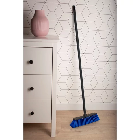 York Azur műanyag partvis 40 cm, 110 cm nyéllel, kék