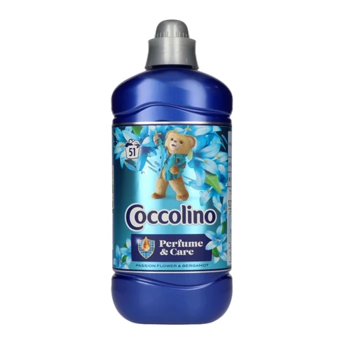 Coccolino öblítő koncentrátum 1,275 l 51 mosás Passion Flower & Bergamot tartós friss illat