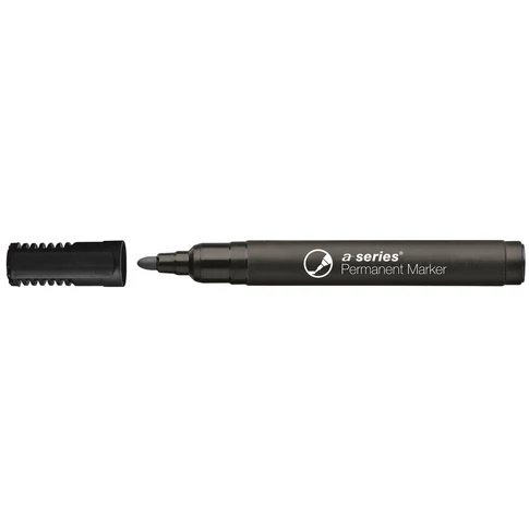Alkoholos marker 3mm, kerek végű A-series fekete