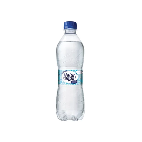 Natur Aqua 0,5 literes szénsavas ásványvíz DRS visszaváltható palackban