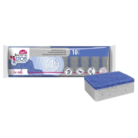 Baktérium Stop York mosogató szivacs, 10 db 