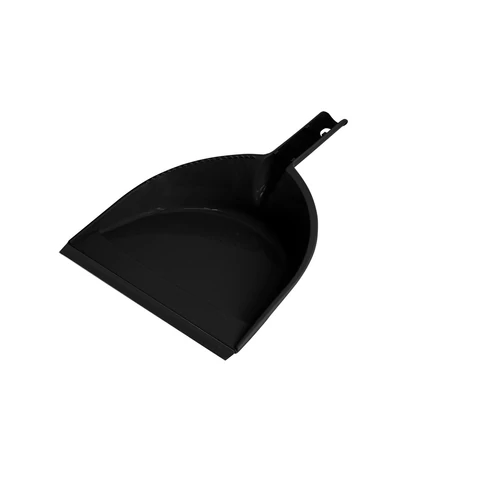 Műanyag, fekete színű szemetes lapát