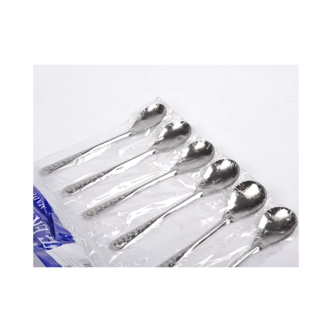 Kanál teás-kávés fém 6 db/csomag