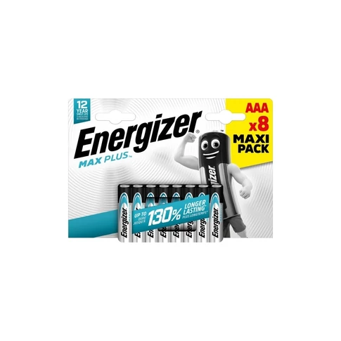 Elem AAA mikro LR03 Max Plus 8 db/csomag, Energizer