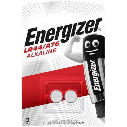 Energizer LR44 AG13 gombelem alkáli kivitelben, 2 db/csomag