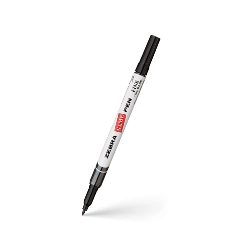Alkoholos marker 1,5 mm, kúpos Zebra Name Pen Fine írásszín fekete