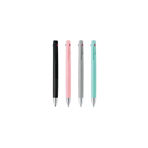 Golyóstoll 0,7 mm, háromszínű, Zebra  bLen 3C, világoskék test írásszín kék