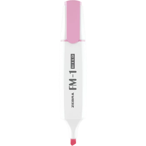 Szövegkiemelő 3,5 mm, Zebra FM-1 Mild, rózsaszín