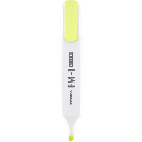 Szövegkiemelő 3,5 mm, Zebra FM-1 Mild, sárga