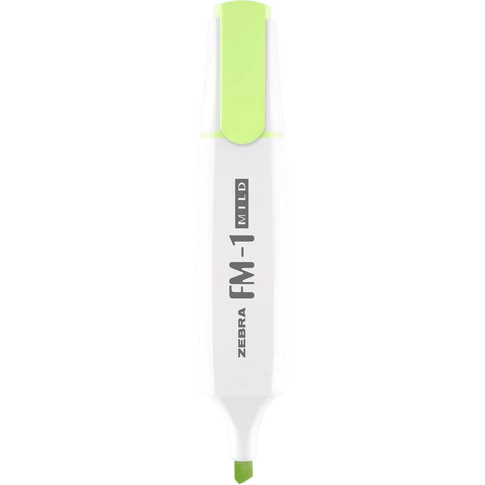 Szövegkiemelő 3,5 mm, Zebra FM-1 Mild, zöld