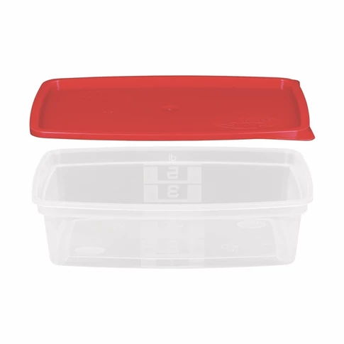 0,5 literes fedeles ételtároló doboz mikrózható és fagyasztható kivitelben, ideális kisebb adagok, maradékok, szószok és uzsonnák higiénikus tárolására hűtőben, fagyasztóban és melegítésre a mikrohullámú sütőben