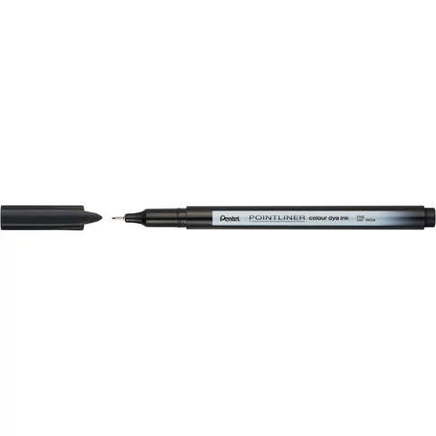 Rostirón, tűfilc 0,4mm, Pentel Pointliner fekete