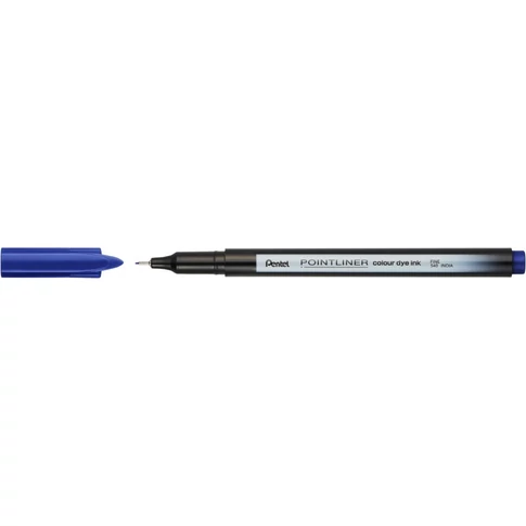 Rostirón, tűfilc 0,4mm, Pentel Pointliner sötétkék