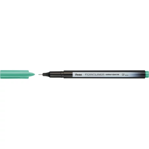 Rostirón, tűfilc 0,4mm, Pentel Pointliner tengerzöld