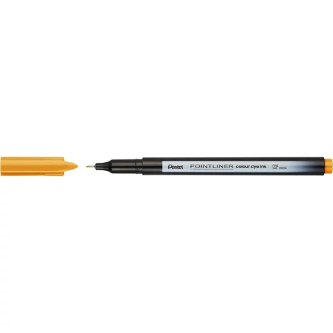 Rostirón, tűfilc 0,4mm, Pentel Pointliner sunset narancs