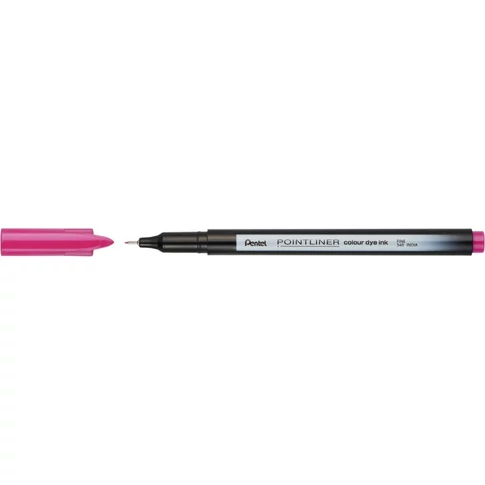 Rostirón, tűfilc 0,4mm, Pentel Pointliner rózsaszín