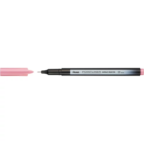 Rostirón, tűfilc 0,4mm, Pentel Pointliner babarózsaszín