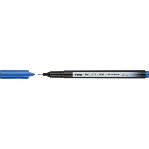 Rostirón, tűfilc 0,4mm, Pentel Pointliner jégkék