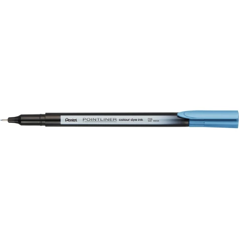 Rostirón, tűfilc 0,4mm, Pentel Pointliner türkizkék